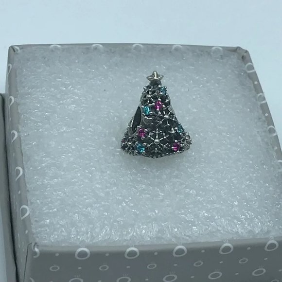 Pandora Glitter Christmas Tree Charm - Picture 1 of 5